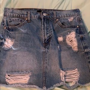 Forever 21 denim mini skirt